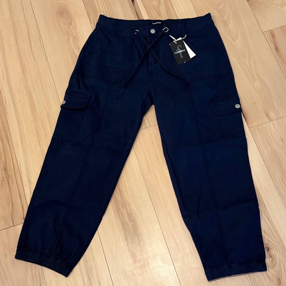 Stylish Navy Cargo Pants for Women